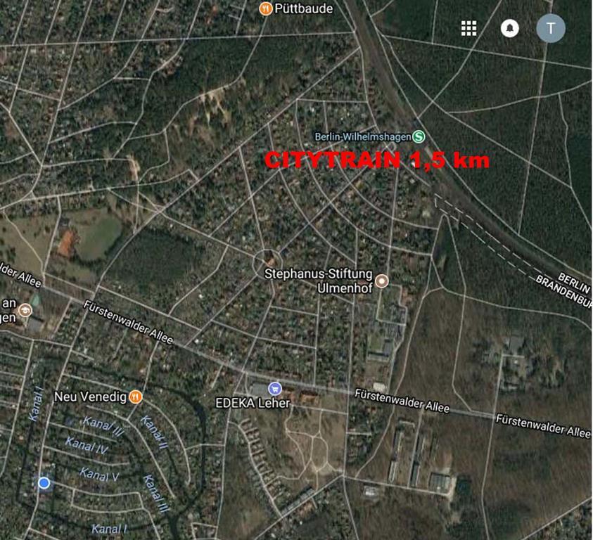 Pension An Der Elsterbruecke Берлин Екстериор снимка